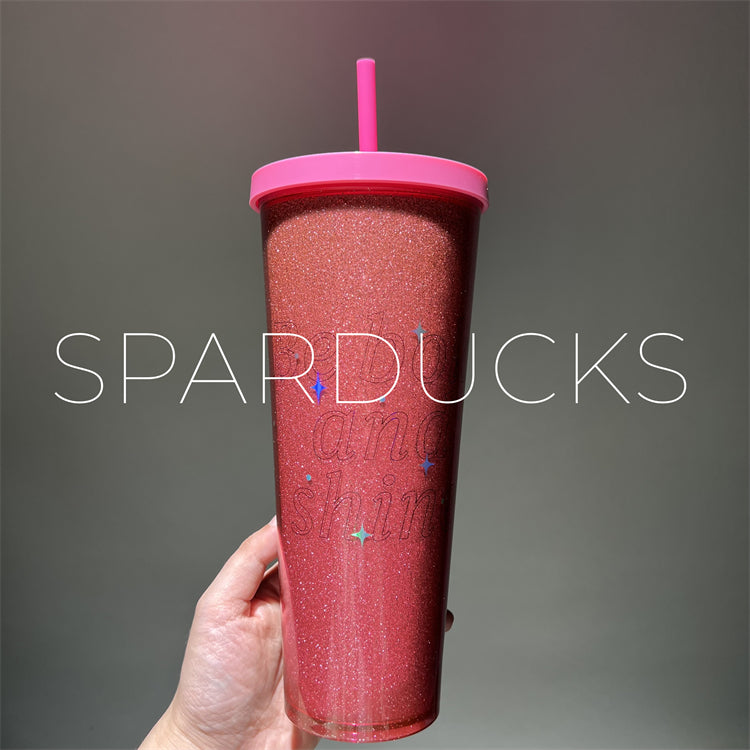 24oz HongKong Pink Cold Cup