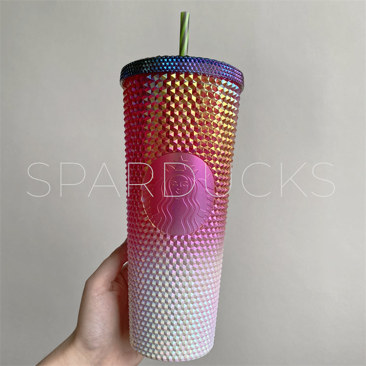 Starbucks Studded Dragon Fruit Tumbler 2024 24 oz