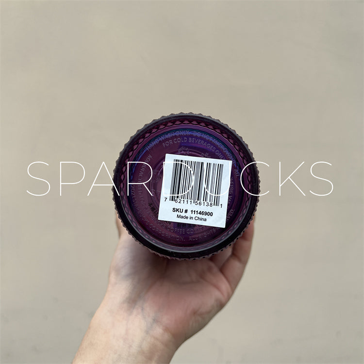 24oz Taiwan Purple Bling Studded Cup