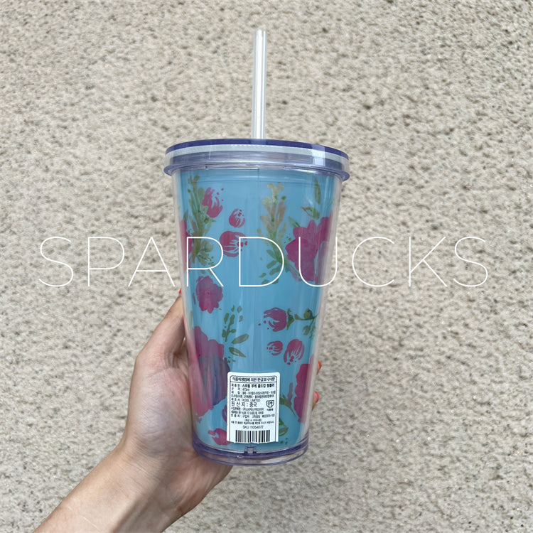 16oz Korea Blue Cold Cup