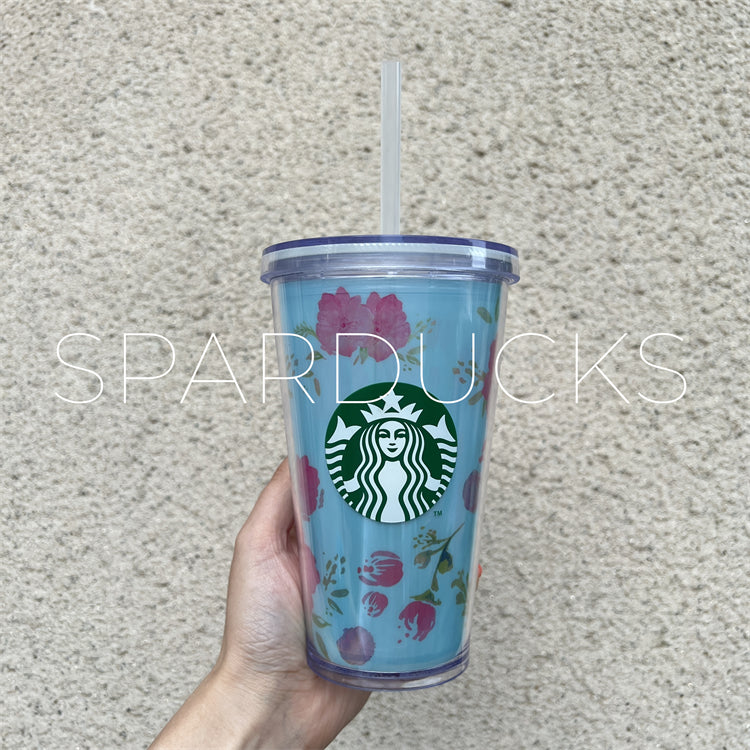 16oz Korea Blue Cold Cup