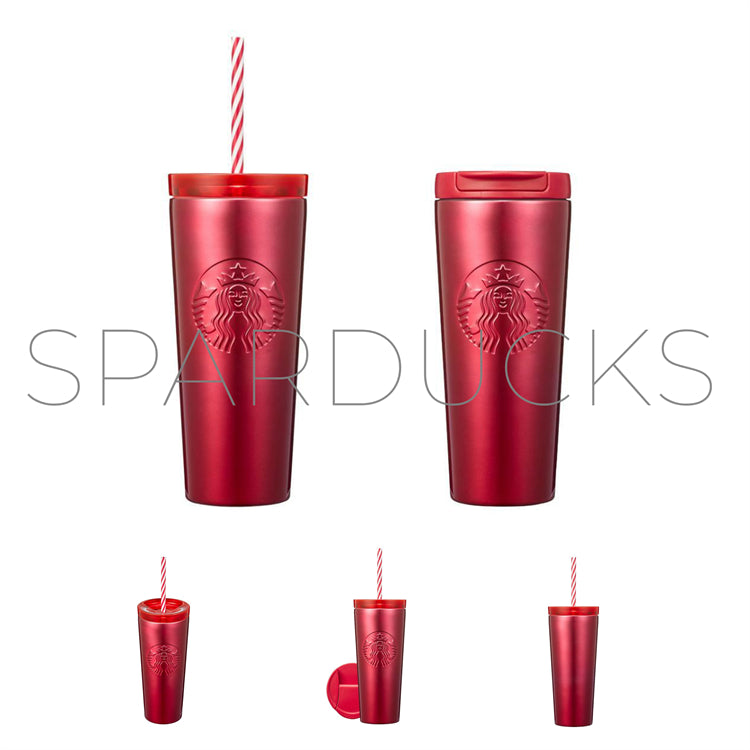 Red Stainless Steel 16 oz Tumbler