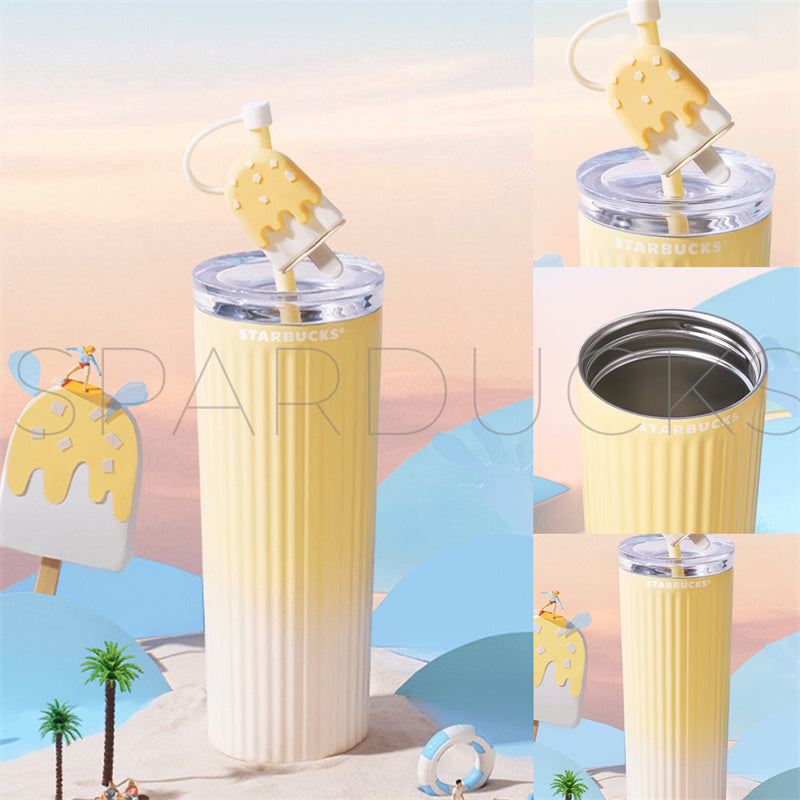16oz China Summer Yellow SS Cup