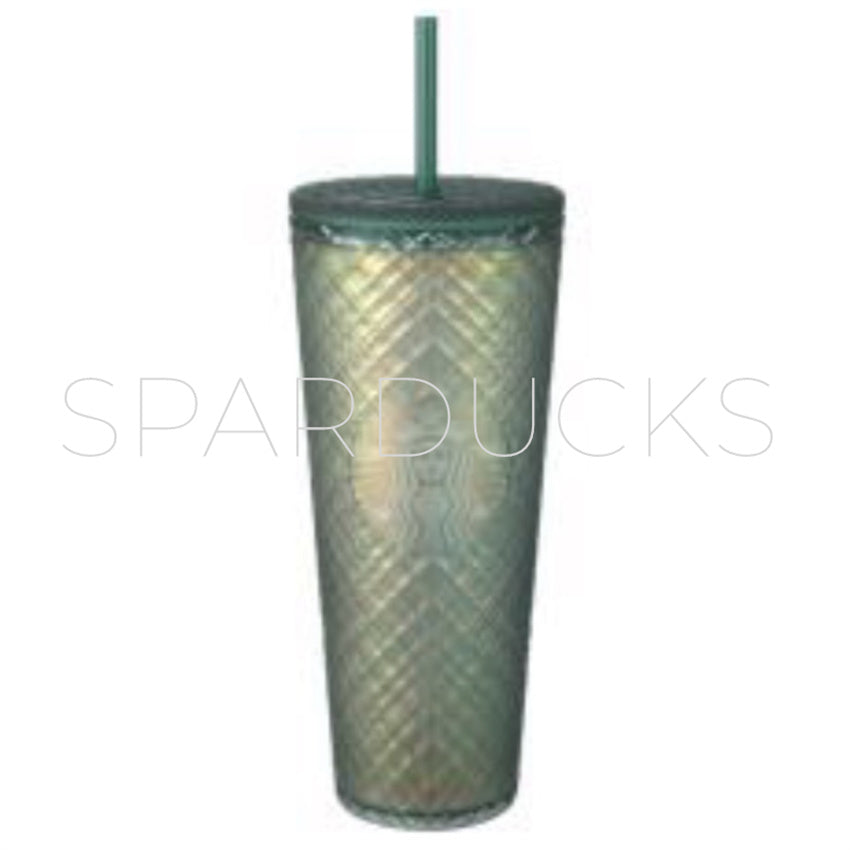 24oz Taiwan Green Jeweled Cold Cup
