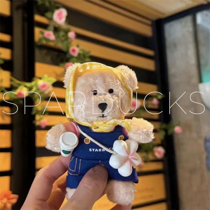 China Spring Day Plush Bear Ornament Keychian