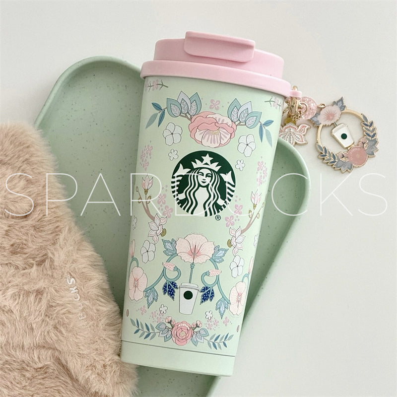 16oz Stainless Cup With Ornament
