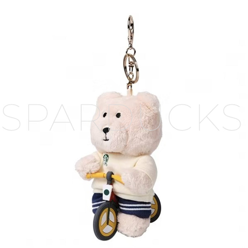 China Golden Autumn Mini Bear Ornament Keychian