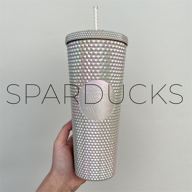 24oz Taiwan 24th Bling Gold Studded Cup – SPARDUCKS