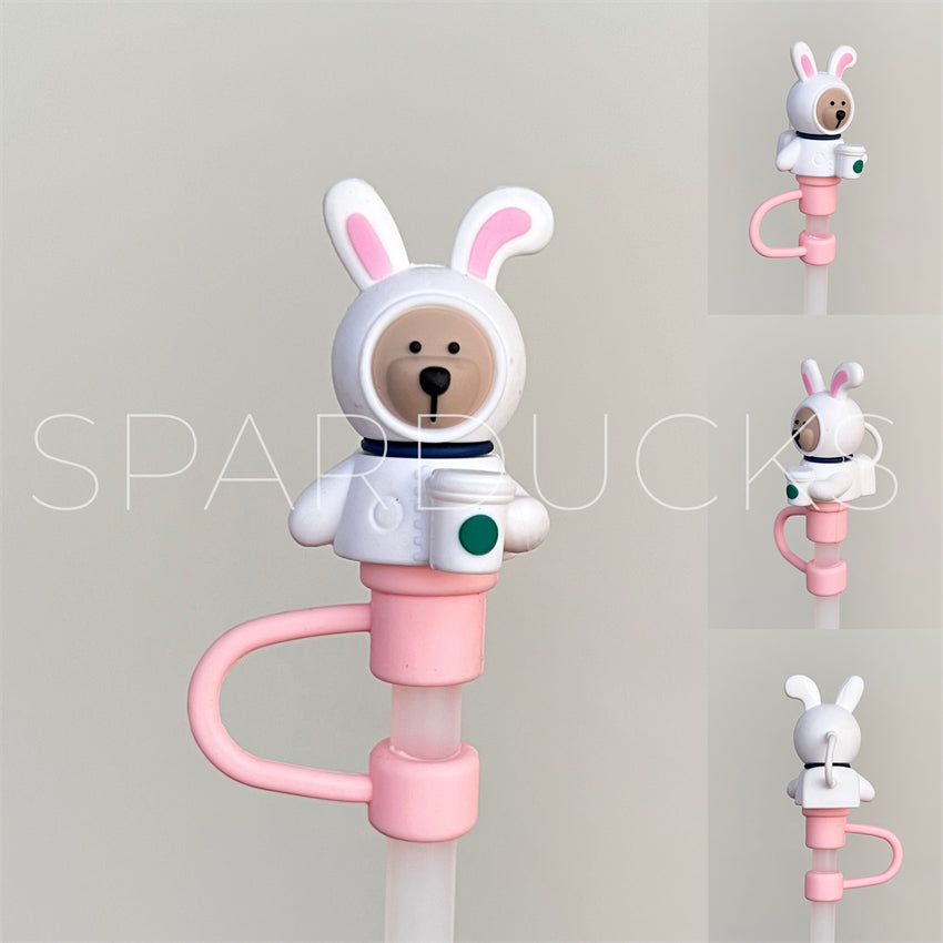 7mm Cute Straw Topper *Rabbit