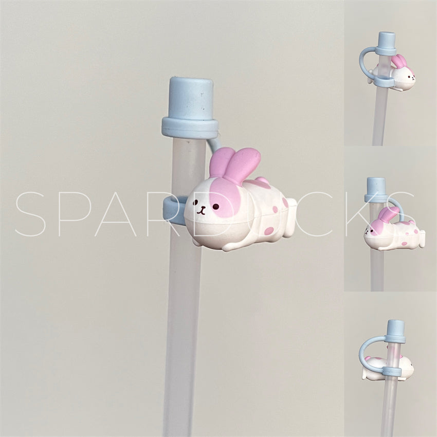 7mm Cute Straw Topper *Bunny