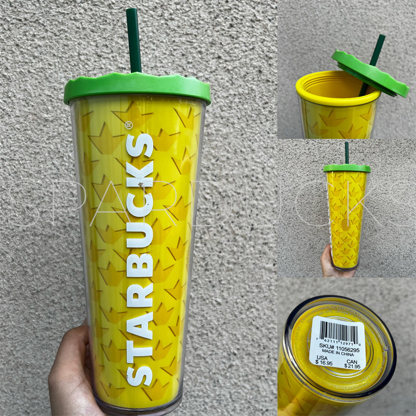 Starbucks Pineapple Glass Tumbler outlet