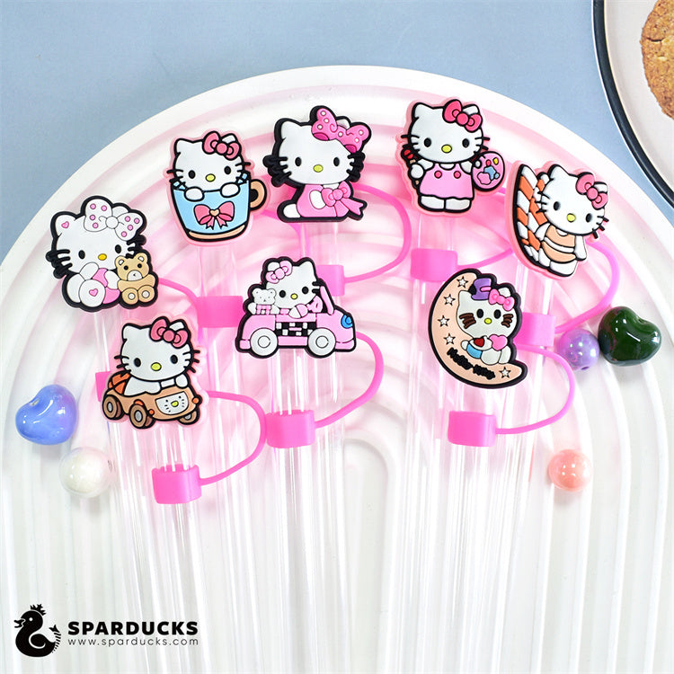 10mm Stanley Straw Toppers *12Pcs - HelloKitty