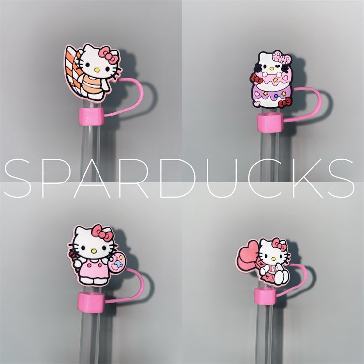 10mm Stanley Straw Toppers *12Pcs - HelloKitty
