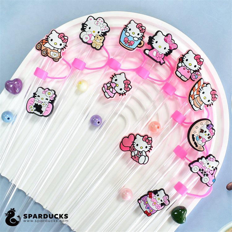 10mm Stanley Straw Toppers *12Pcs - HelloKitty