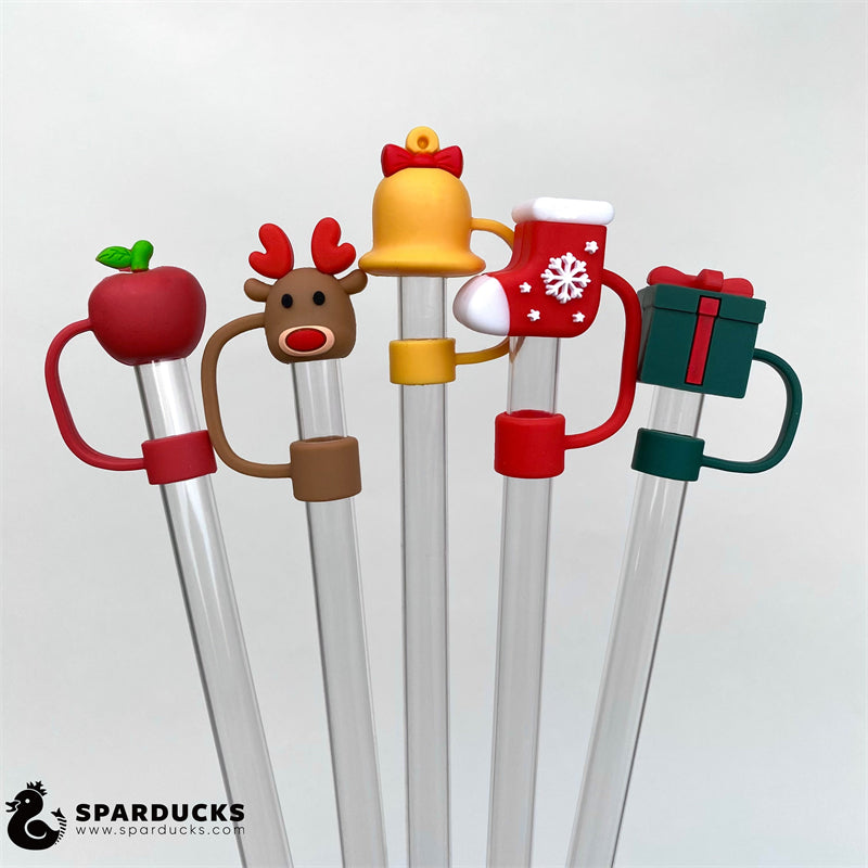 10mm Stanley Straw Toppers *Variety 5 Pack X'mas