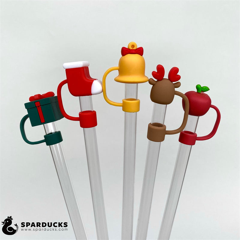 10mm Stanley Straw Toppers *Variety 5 Pack X'mas