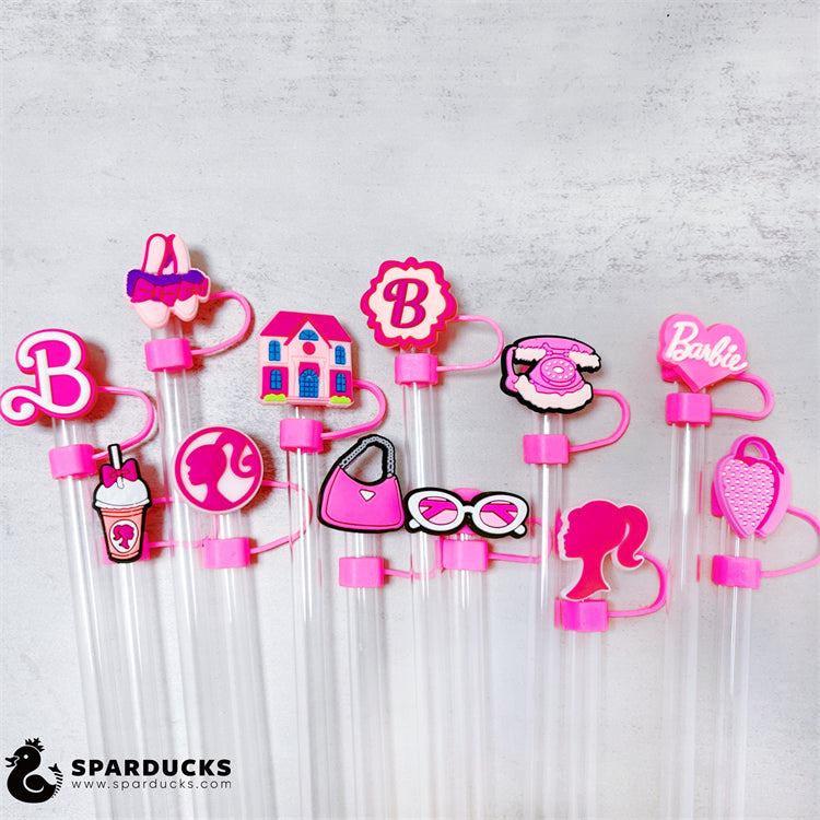 10mm Stanley Straw Toppers *12Pcs -Barbie Ⅱ