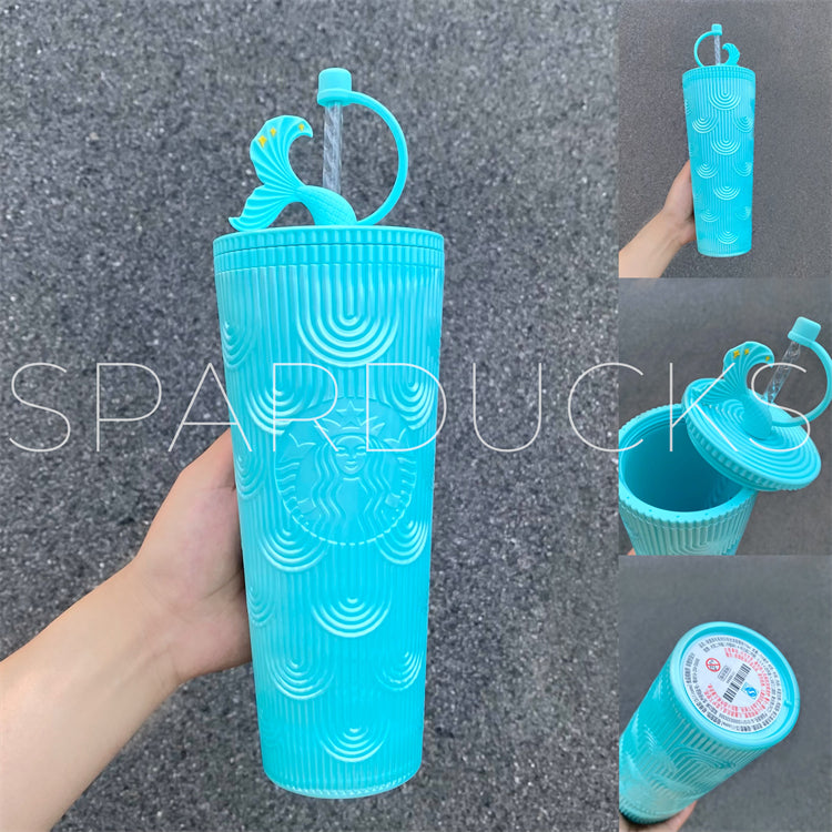 24oz China Tiffany Scales Cup with Topper