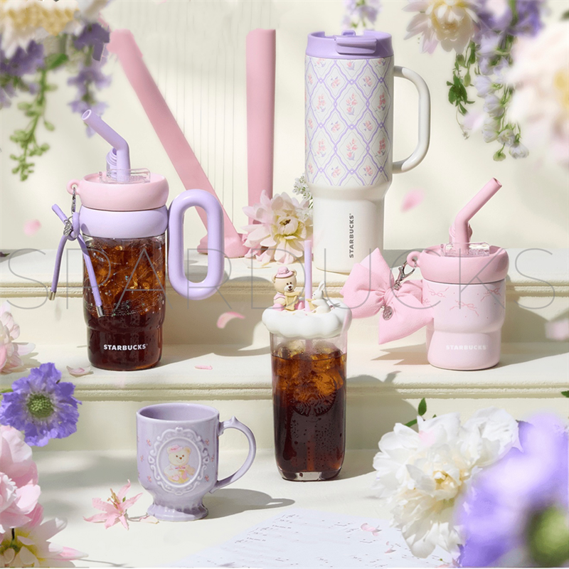 Pink Starさま専用 New Starbucks China 2025 Spring Sakura 3D Pink 10oz Ceramic