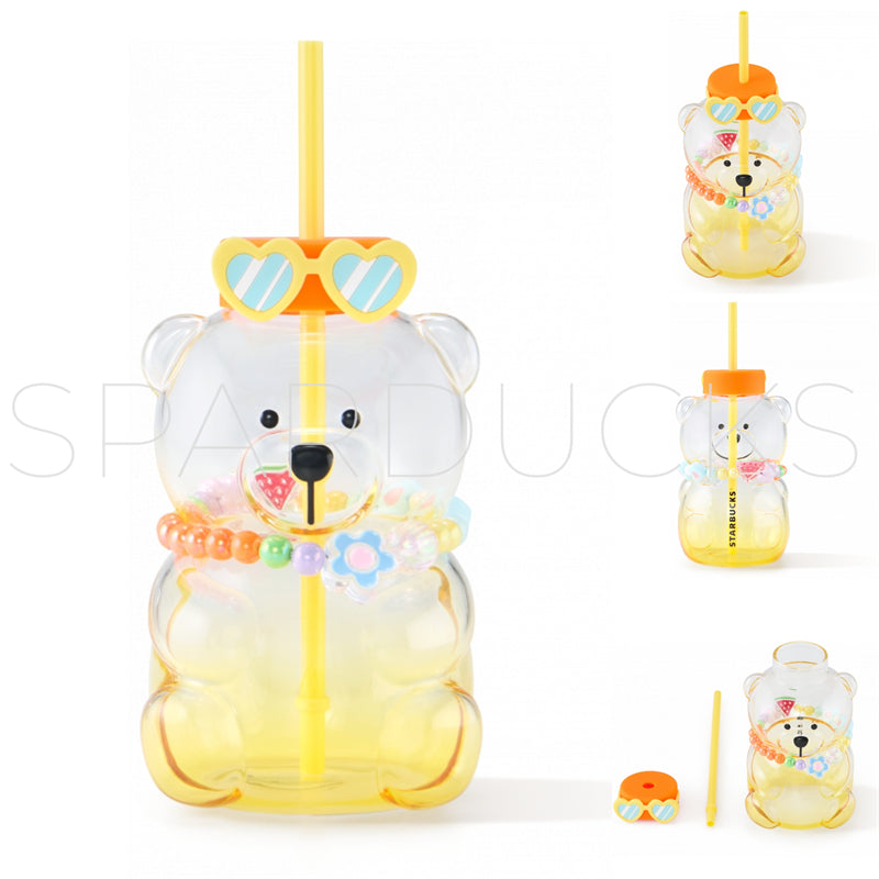 25oz China Bear Glass with Ornament
