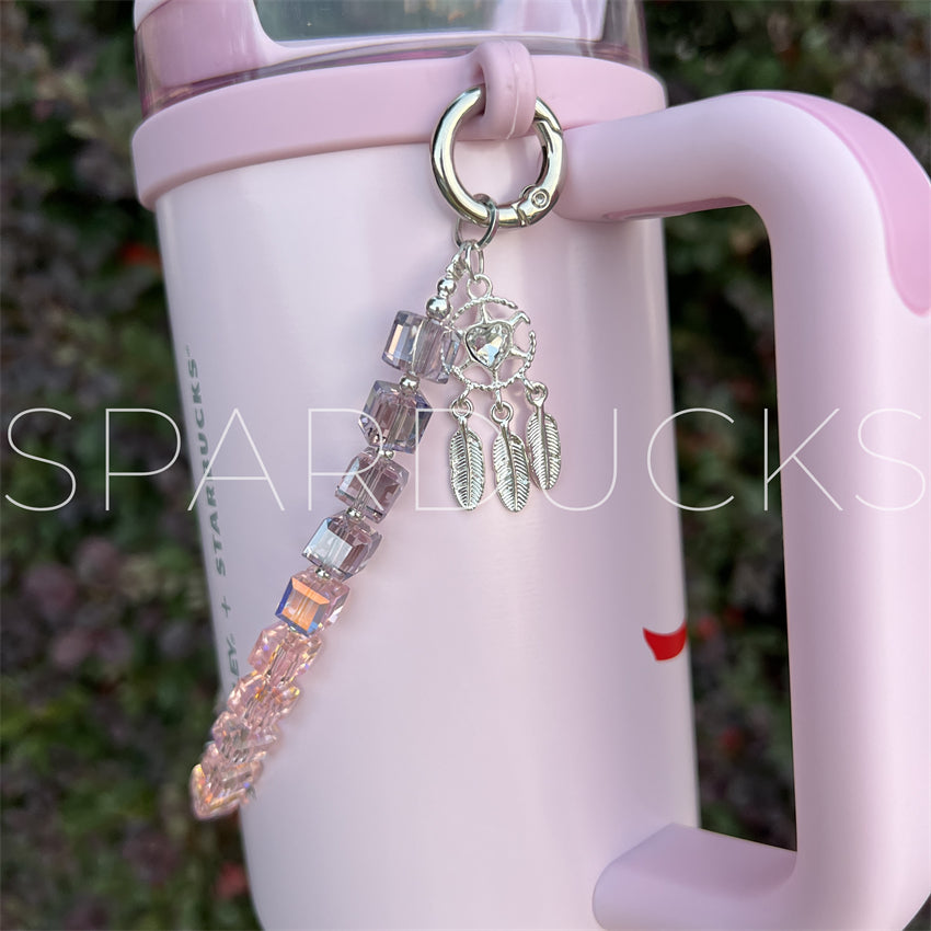 Stanley Aesthetics - Pink Crystal Chain