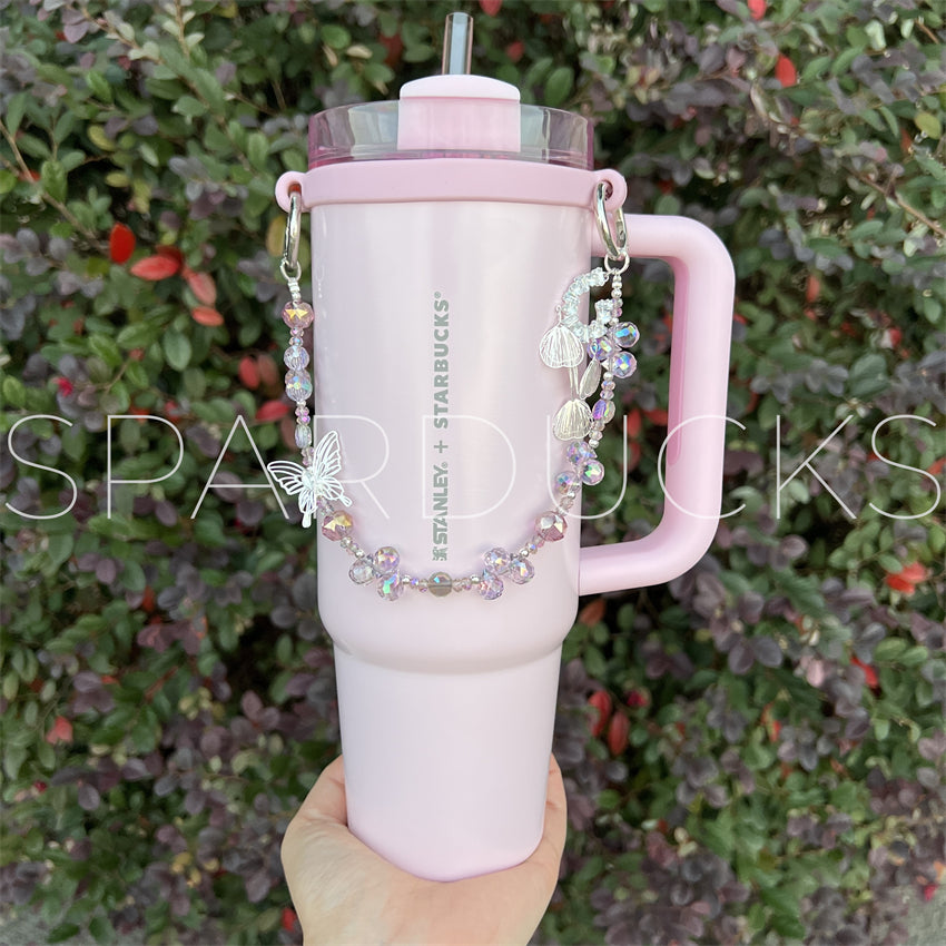 Stanley Aesthetics - Pink Butterfly Chain – SPARDUCKS