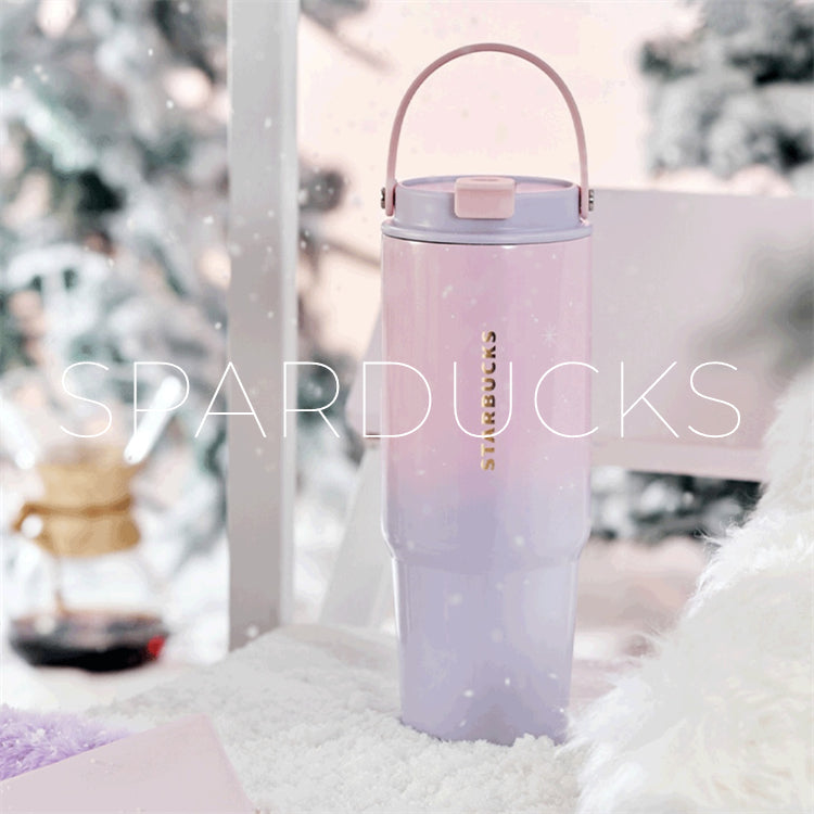 28oz Pink Purple Stainless Tumbler