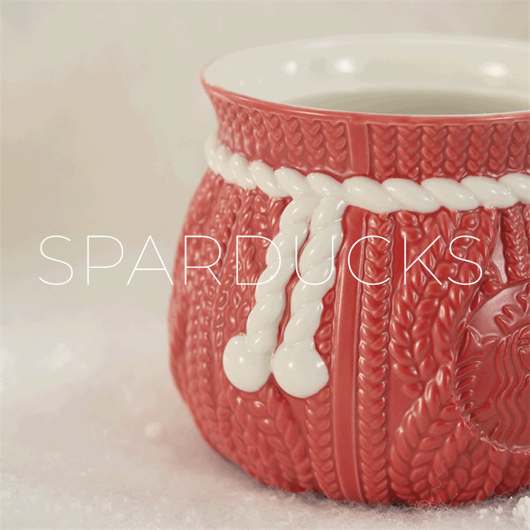 18oz Red Mug with Husky Lid