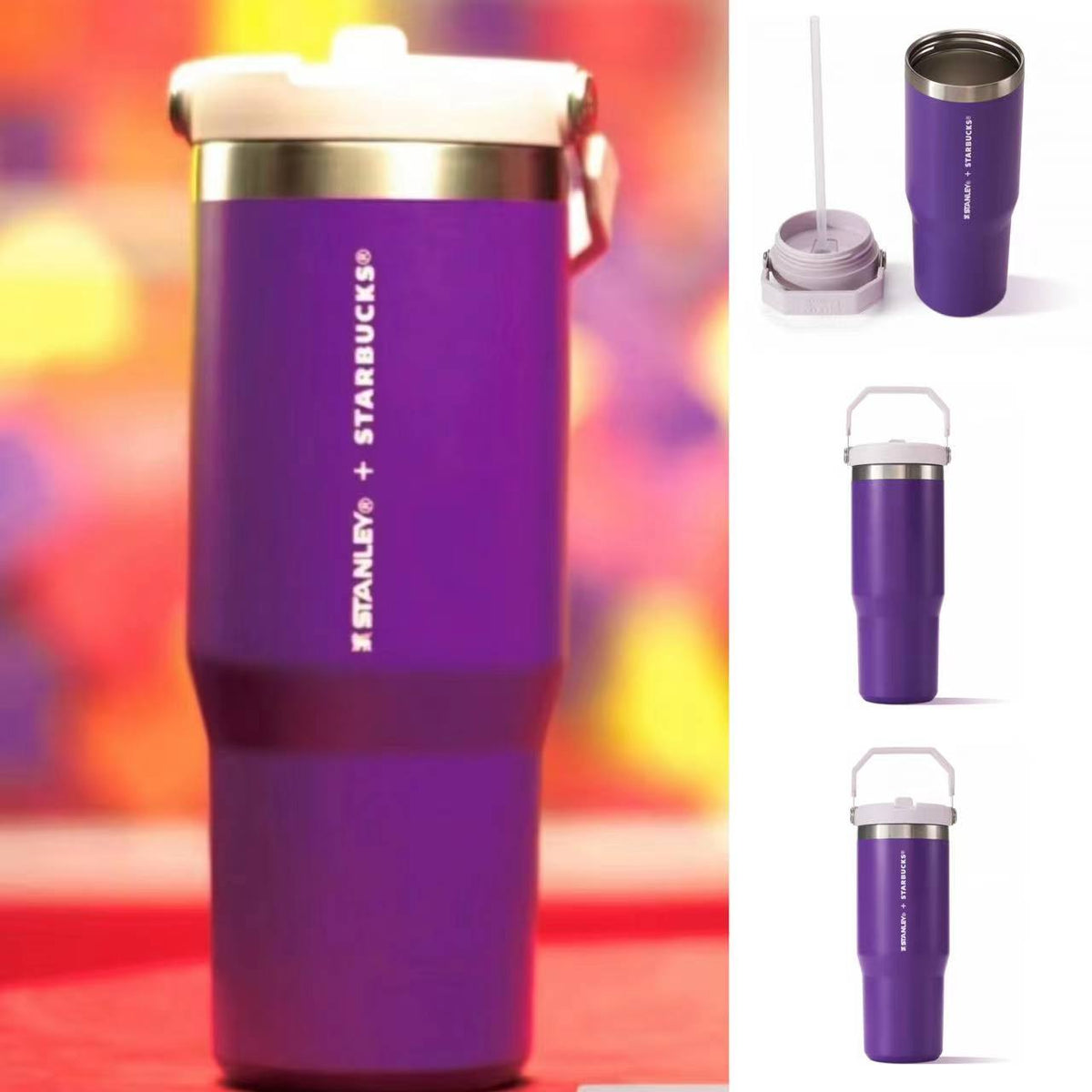 30oz China Purple Stainless Stanley