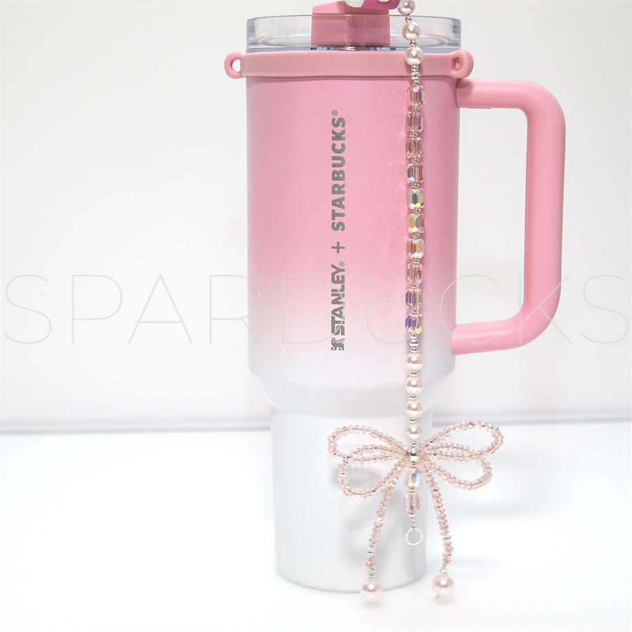Stanley Aesthetics - Pink Crystal Chain