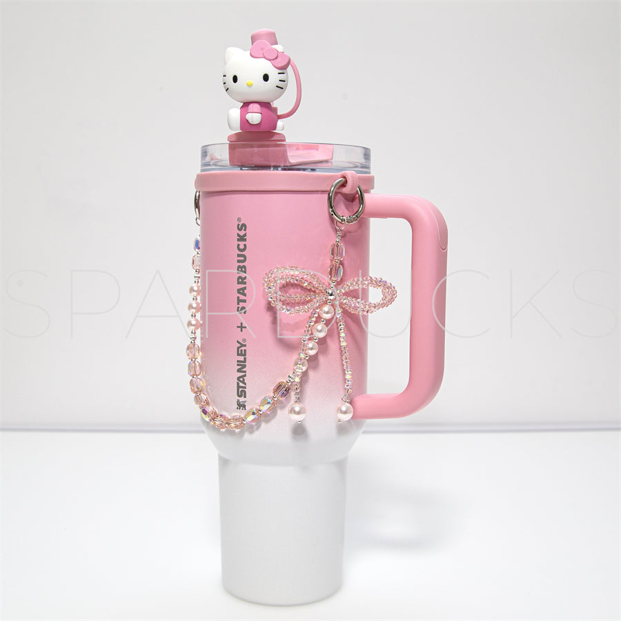 Stanley Aesthetics - Pink Crystal Chain