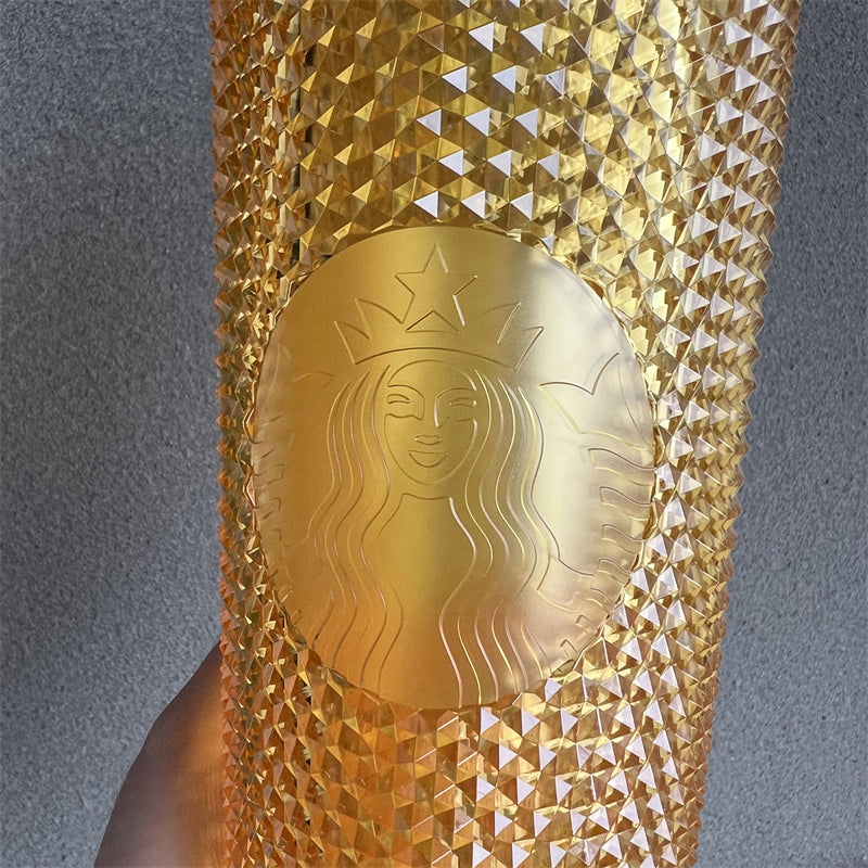 24oz Taiwan 24th Bling Gold Studded Cup