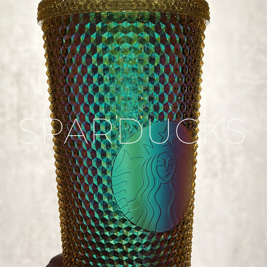 24oz Singapore Twinkel Gold Studded Cup