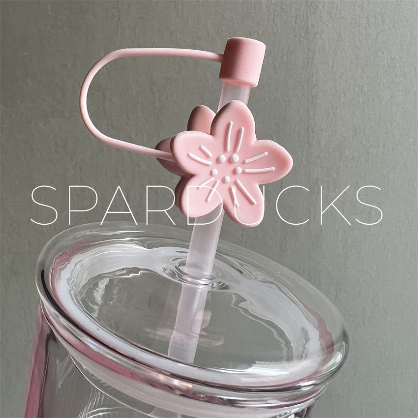 18oz China Pink Glass with Sakura Topper