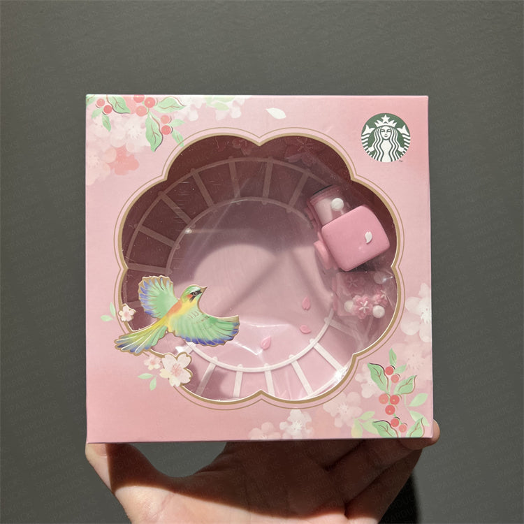 China Pink Sakura Train Coaster