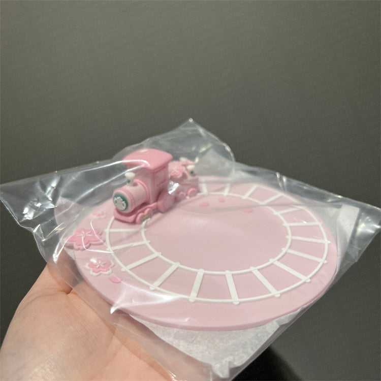 China Pink Sakura Train Coaster