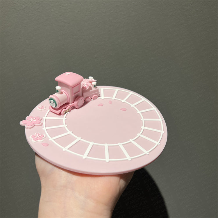 China Pink Sakura Train Coaster