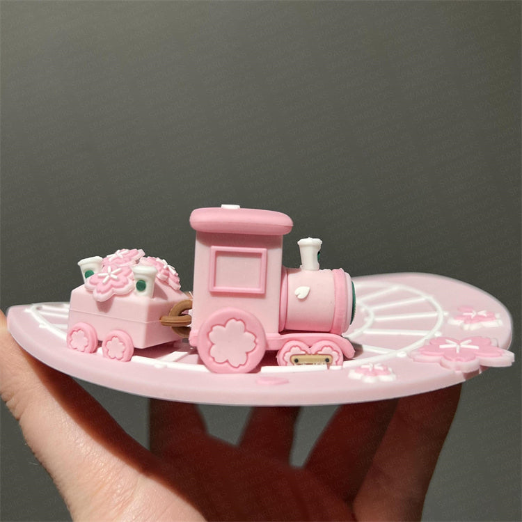 China Pink Sakura Train Coaster