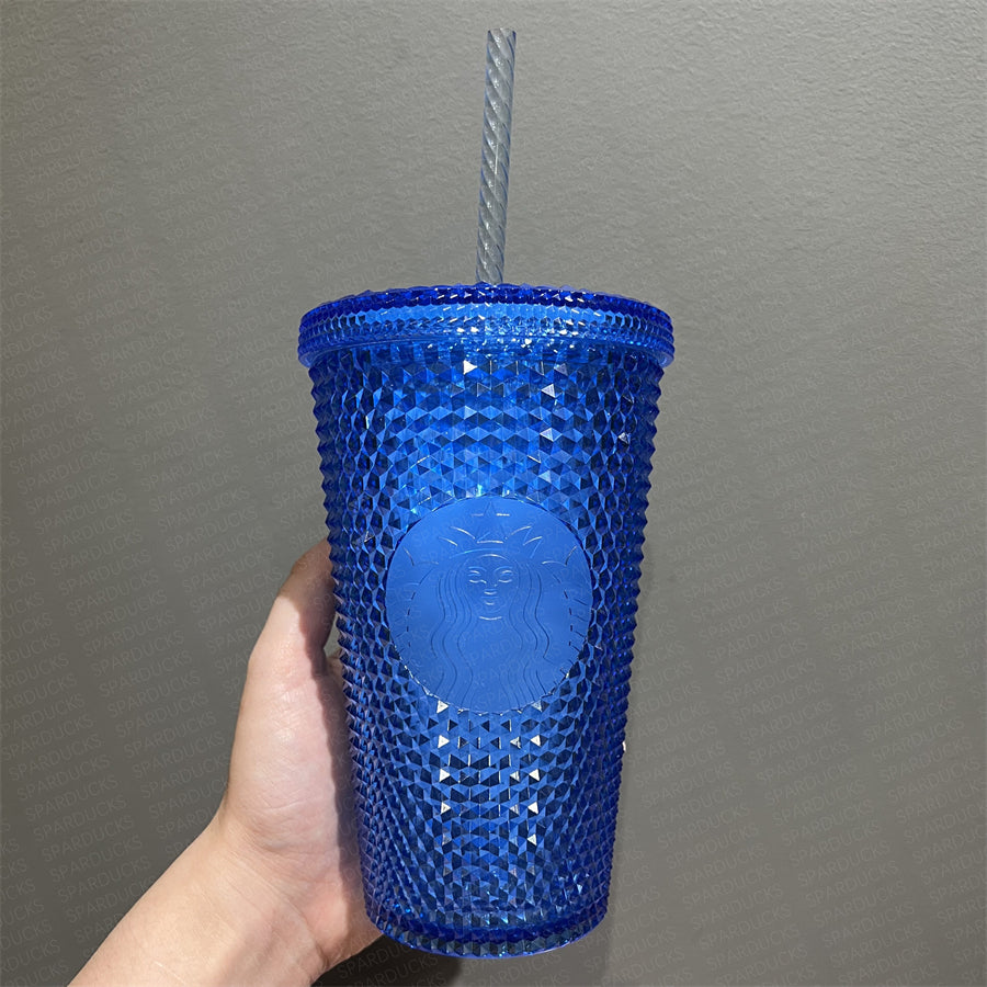 16oz Grande Japan Sapphire Blue Studded Tumbler