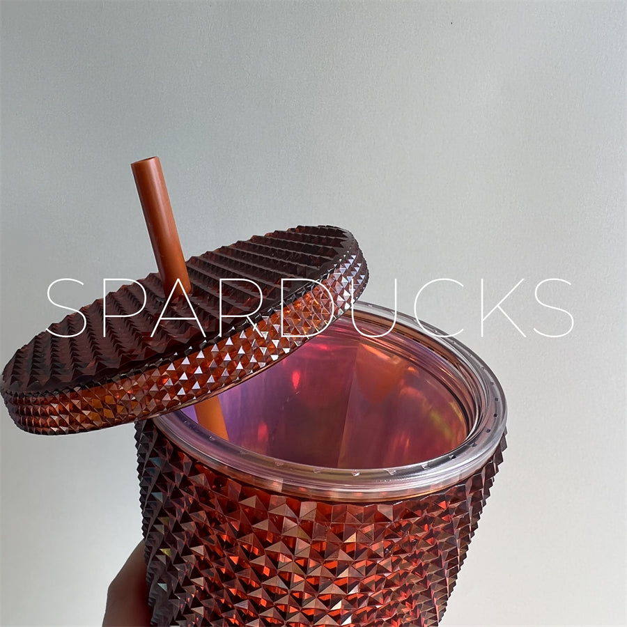24oz China Pumpkin Studded Tumbler