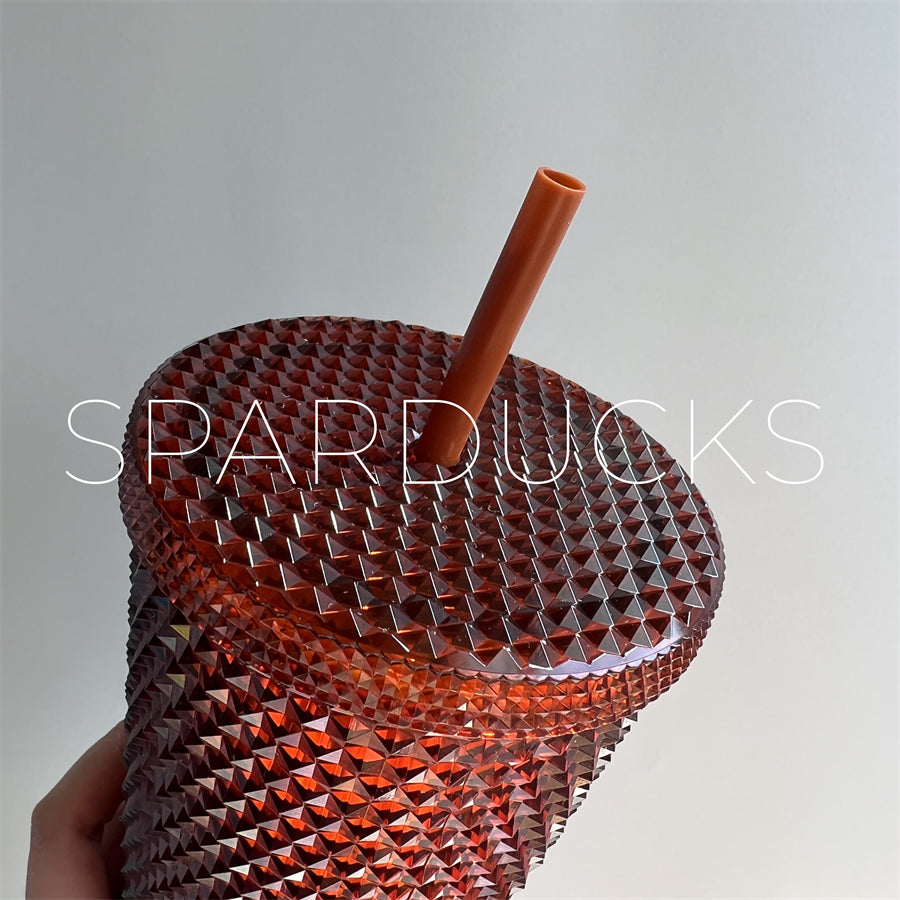 24oz China Pumpkin Studded Tumbler