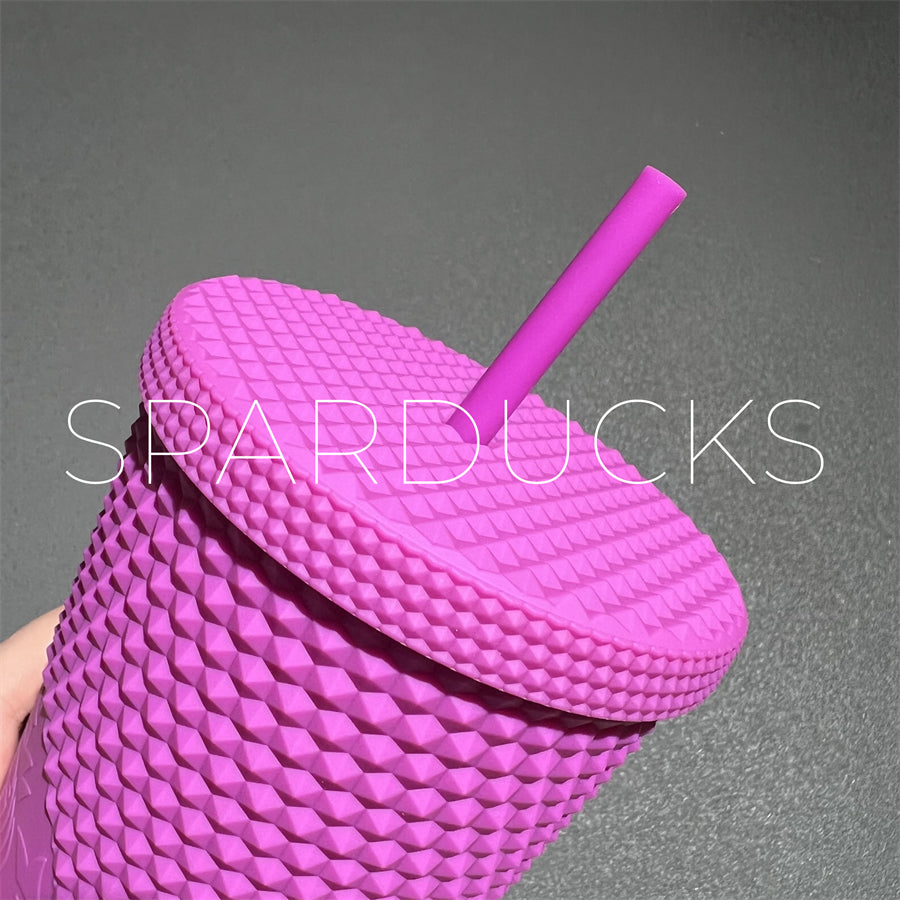24oz Taiwan Matte Purple Studded Cold Cup