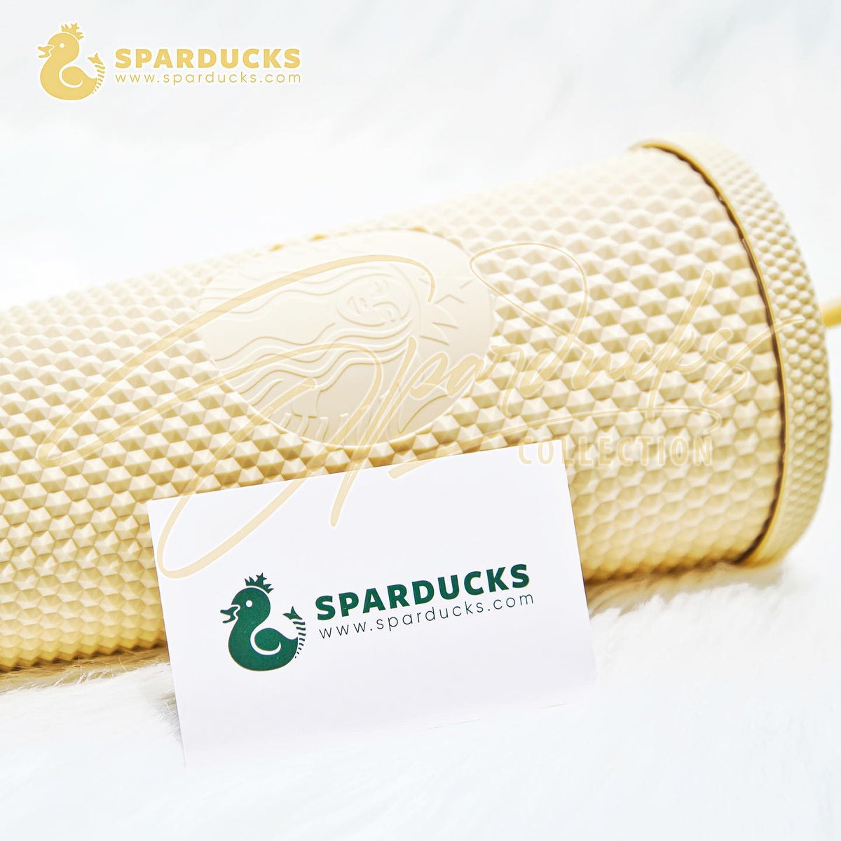 24oz China Butter Yellow Matte Studded Cup