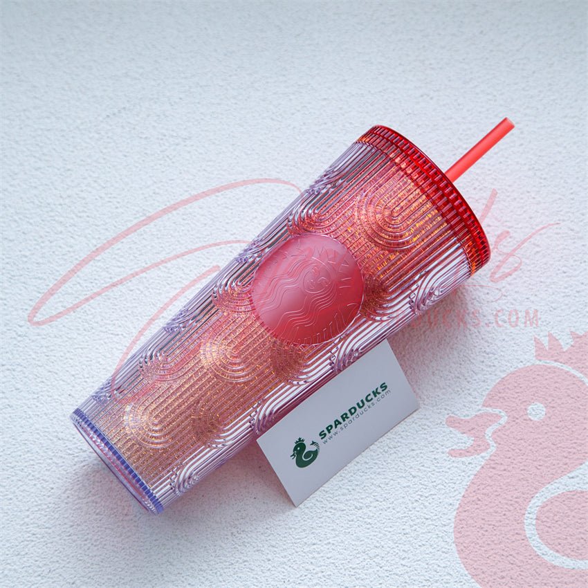 24oz China New Year Red Scales Tumbler