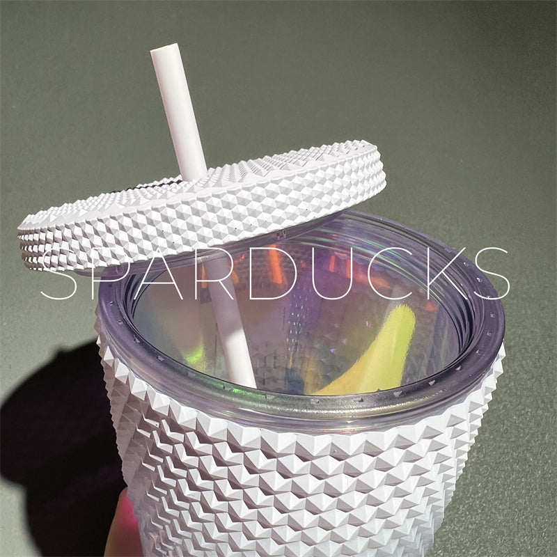 24oz China Purple Gradient Studded Cup