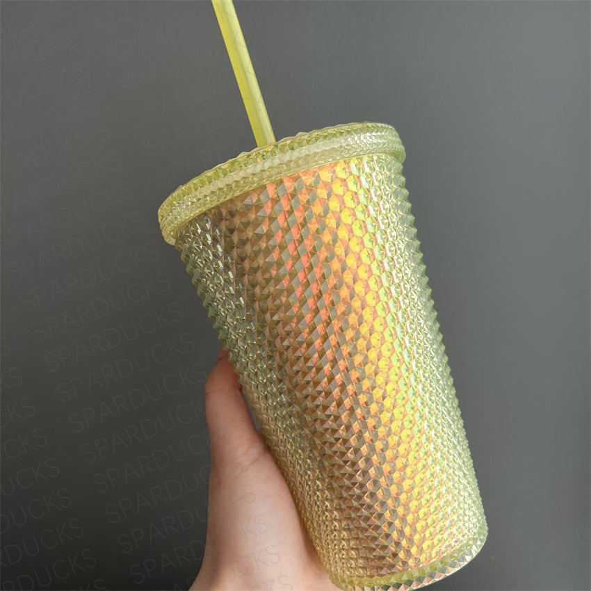 16oz Thailand Yellow Sunrise Studded Cup