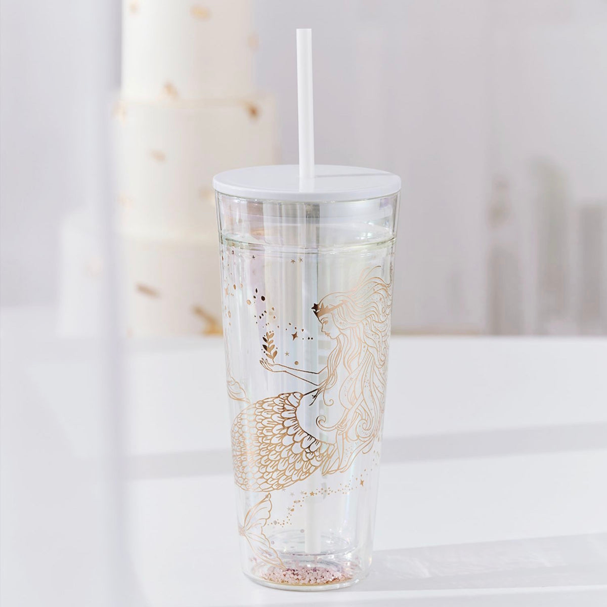 20oz China 50th Anniversary Doublewall Glass Tumbler