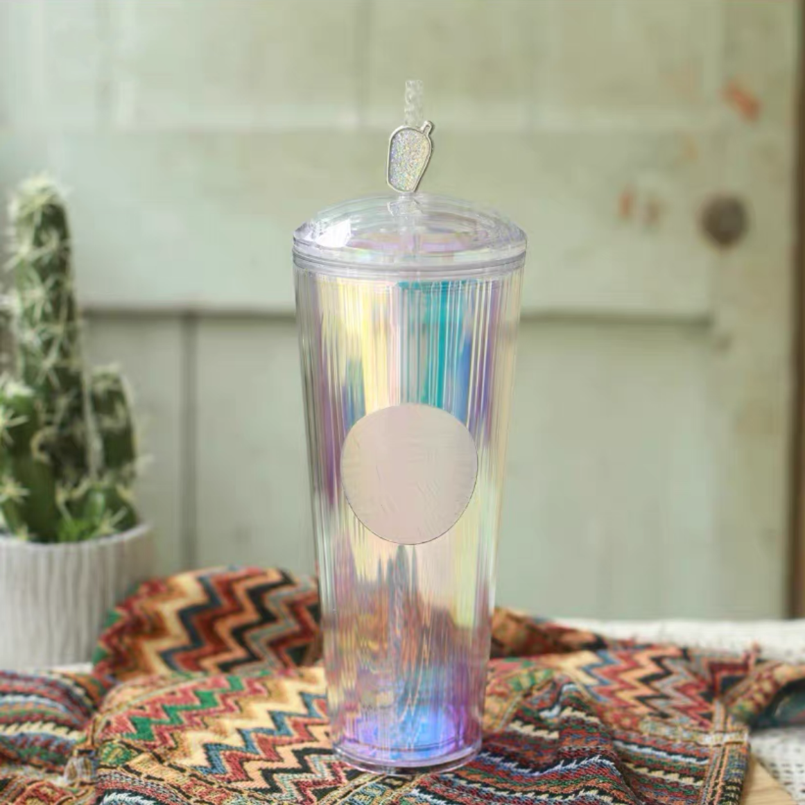 Starbucks, Dining, Starbucks Iridescent Unicorn Dome Lid Tumbler