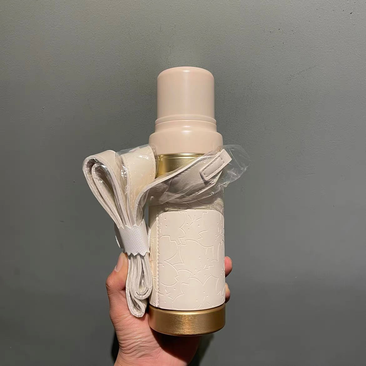 19oz China White Gold Stainless Steel Tumbler