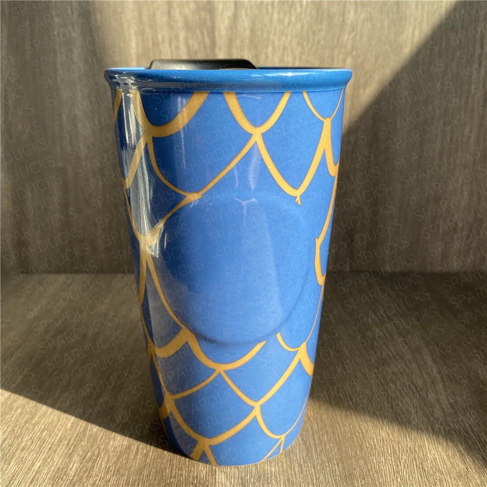 12oz Mexico 2016 Blue Scales Wall Tumbler HTF